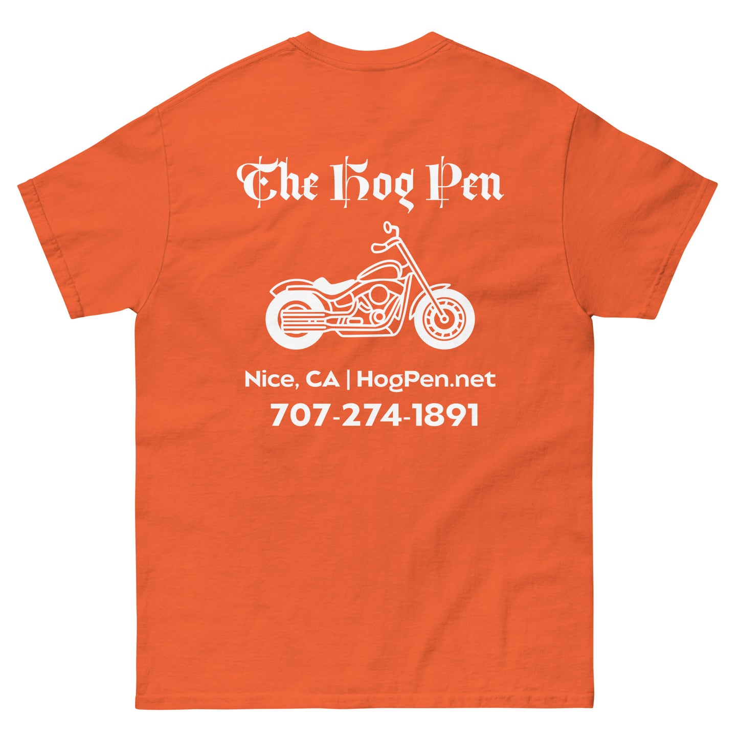 Ye Olde Men's Hog Pen Tee (Front+Back Design)