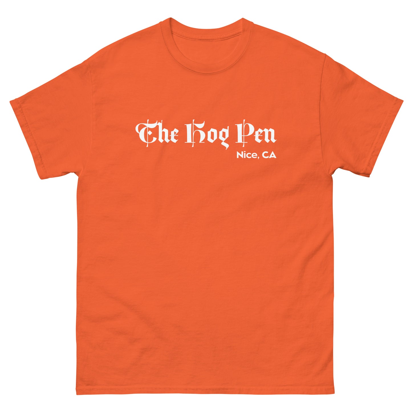 Ye Olde Men's Hog Pen Tee (Front+Back Design)