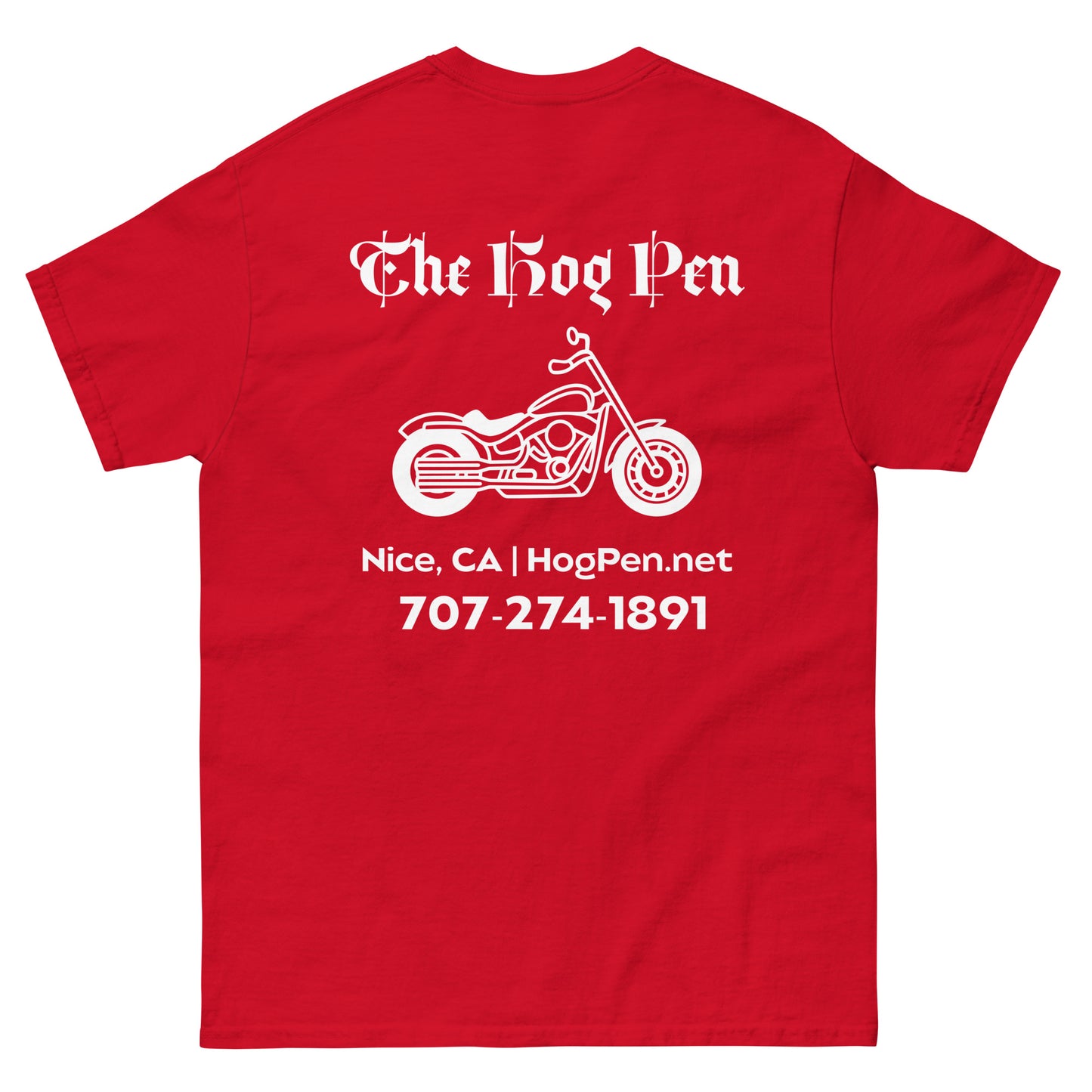 Ye Olde Men's Hog Pen Tee (Front+Back Design)