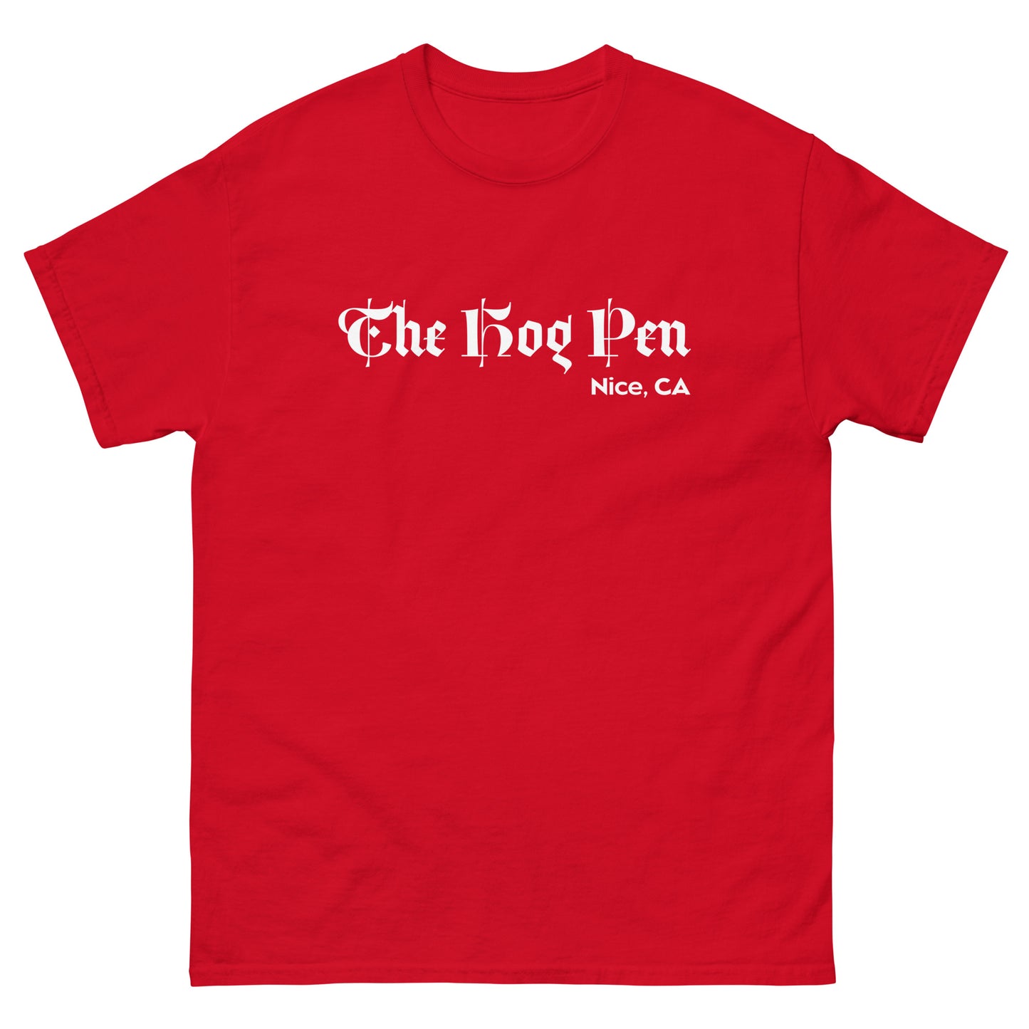 Ye Olde Men's Hog Pen Tee (Front+Back Design)