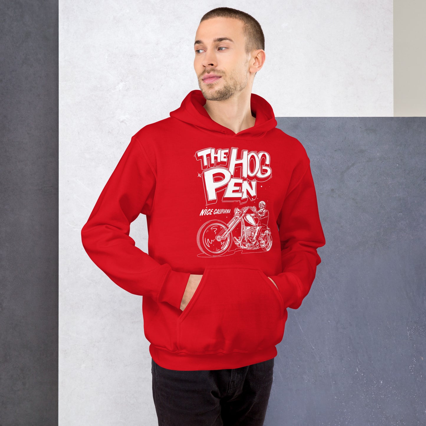 The Hog Pen New Skull Unisex Hoodie - Front Print Only